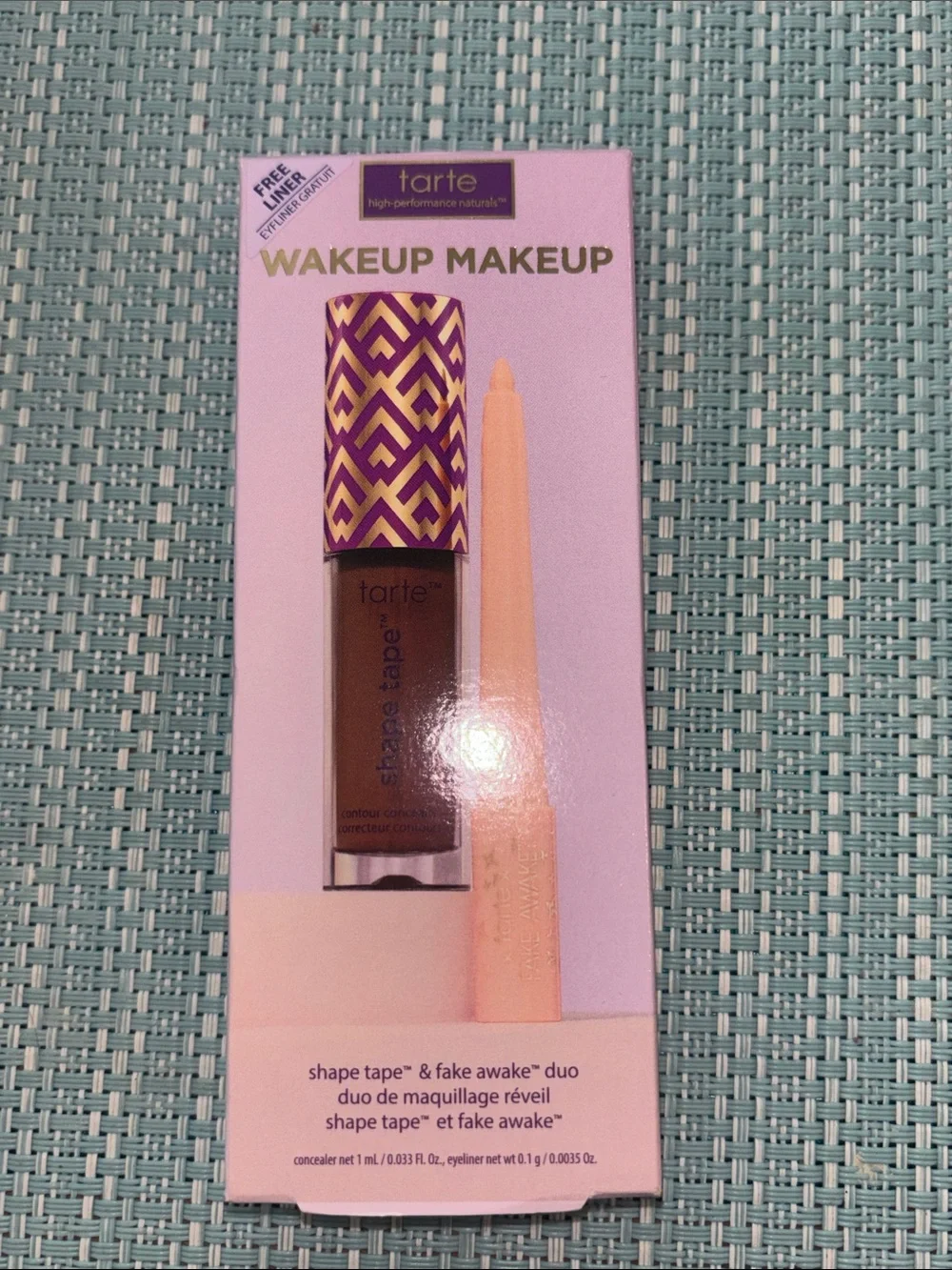 tarte-Shape Tape & Fake Awake Duo –Concealer & Peach eyeliner “57s Rich Sand